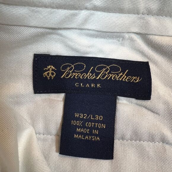 Brooks Brothers Clark Pants Mens 32x30 Light Blue Chino Straight Cotton Classic - Picture 3 of 10